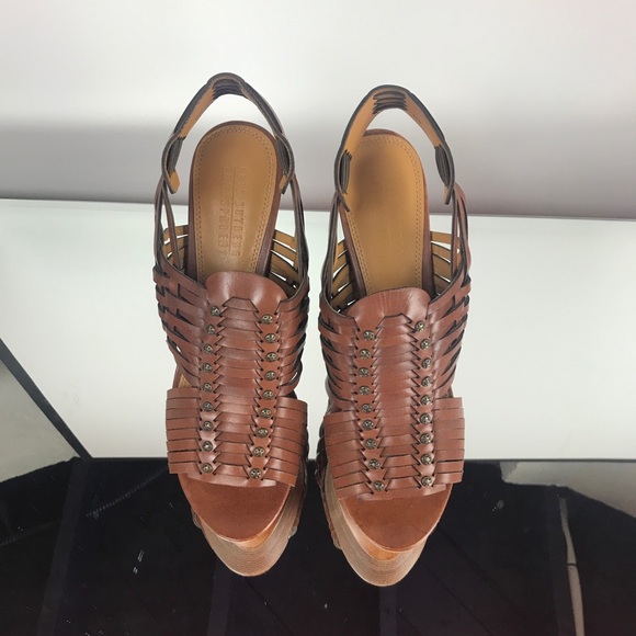 ERIC RUTBERG TRANSPARENT Basket Weave Summer Heel - Picture 3 of 8